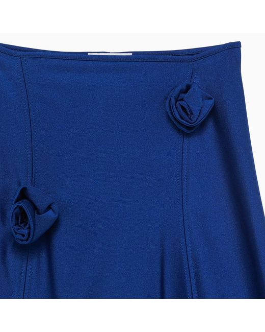 Coperni Blue Flower Skirt
