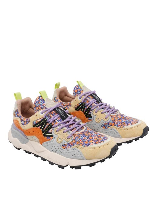 Flower Mountain Gray Sneakers