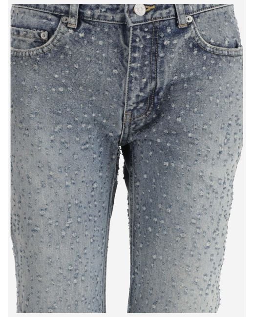 Balenciaga Blue Jeans Low-Rise Distressed