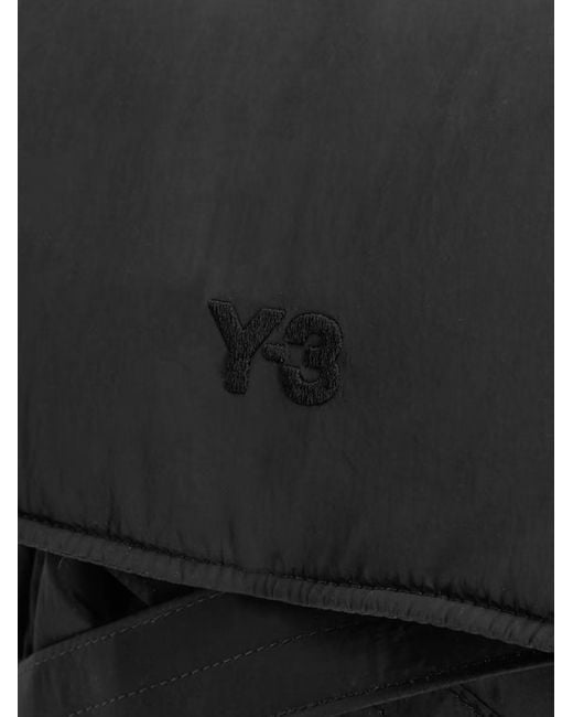 Y-3 Blue Cinch Backp Nylon Backpack for men