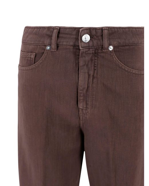 Nine:inthe:morning Brown Mid-Rise Trousers