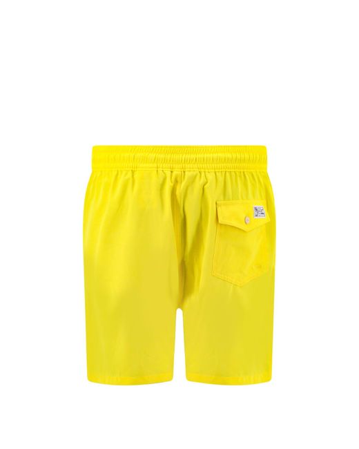 Polo Ralph Lauren Yellow Swim Trunks for men