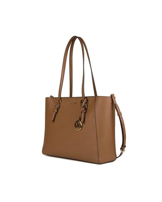Michael Kors Brown Tote Bag 88.Coated Canvas Tote-Bags