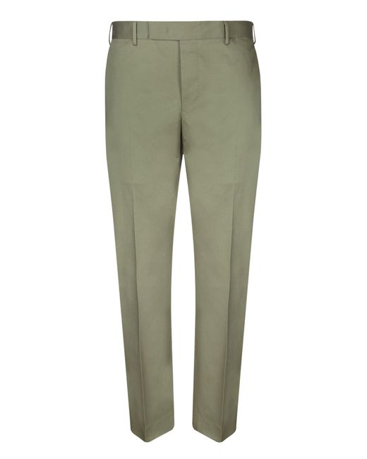 PT Torino Green Dieci Military Trousers for men