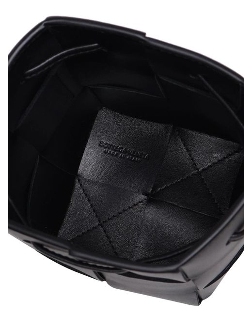 Bottega Veneta Cassette Mini Bucket Bag in Black