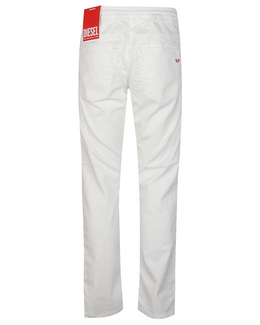 DIESEL White 2030 D-Krooley Jogg Sweat Jeans for men