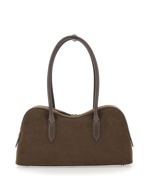 Stella McCartney Brown Shoulder Bag With Padlock With Logo Detail