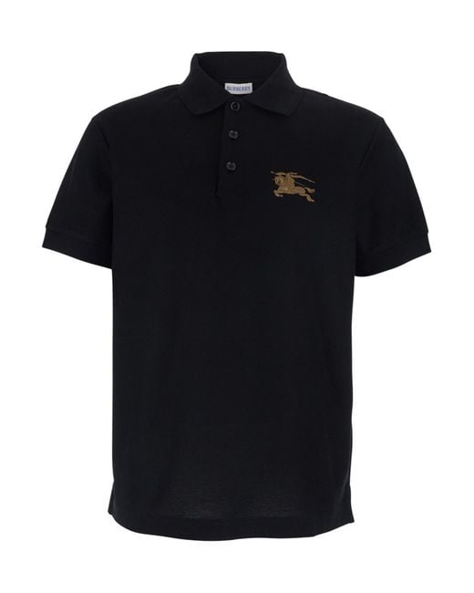 Burberry Black Edk Polo for men