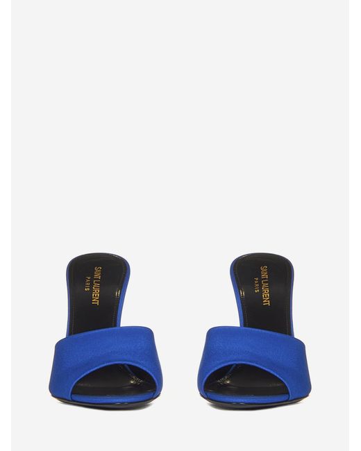 Saint Laurent Blue La 16 Sandals