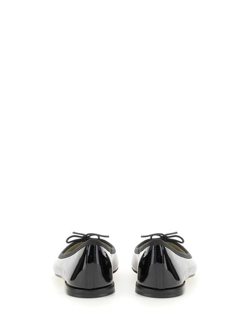 Repetto Black Ballerina Cendrillon Leather Calf Shoe