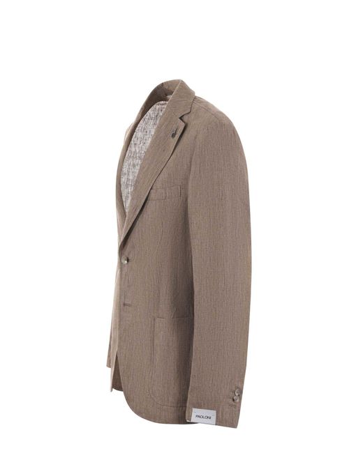 Paoloni Brown Jacket for men