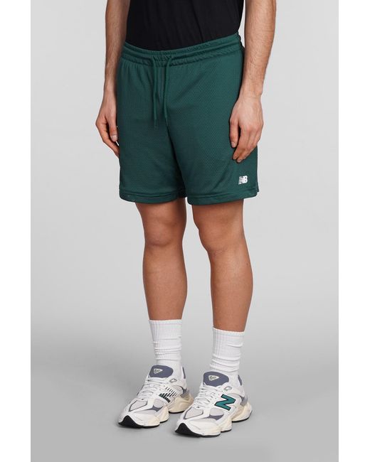 New Balance Green Shorts for men