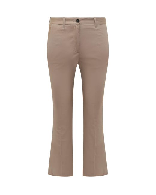 Nine:inthe:morning Gray Rome Trumpet Trousers