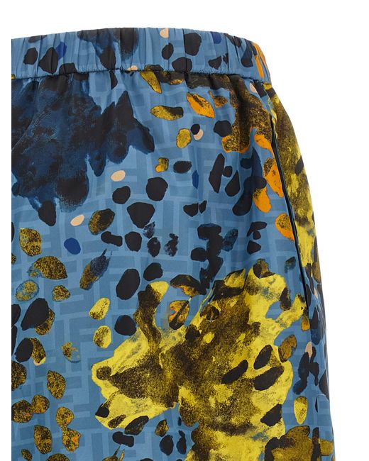 Fendi Blue Falena Shorts