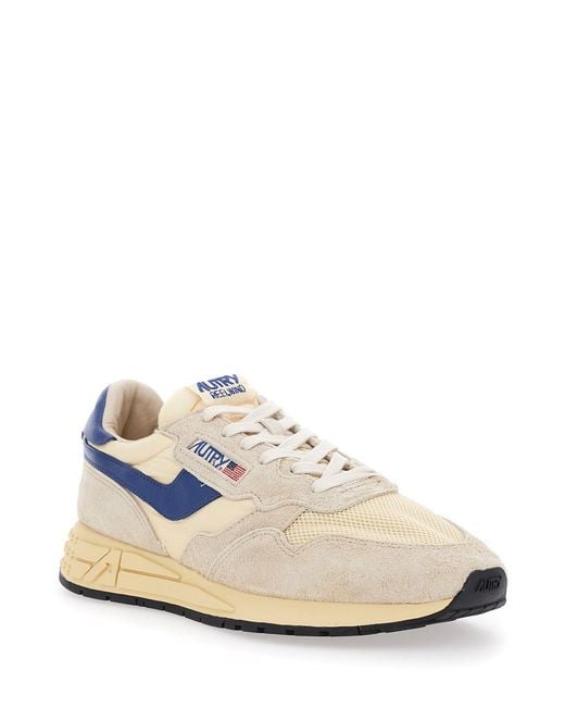 Autry Blue Sneakers Reelwind Suede for men