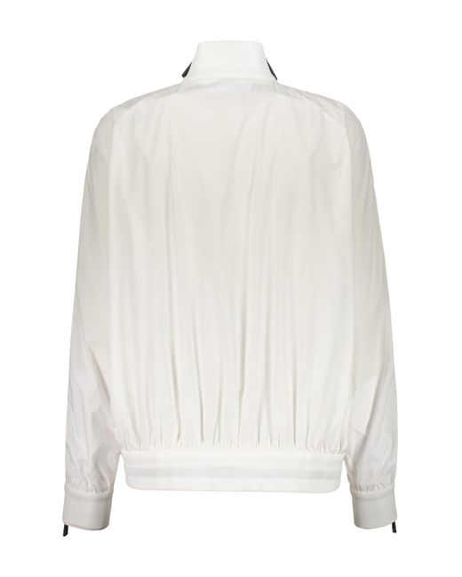 DSquared² White Cotton Bomber Jacket
