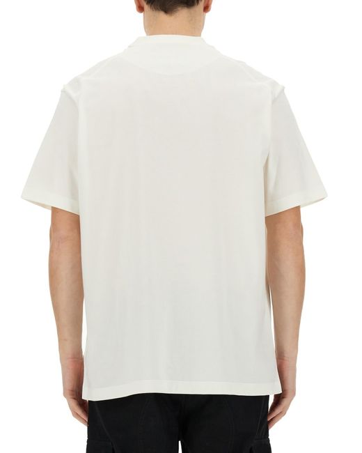 Y-3 T-shirt With Logo in White for Men | Lyst
