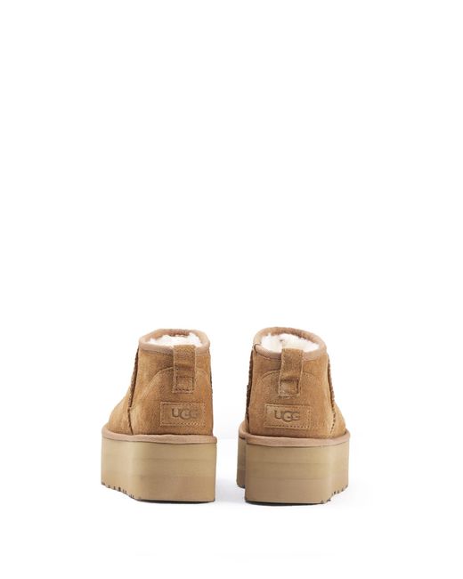 Ugg Brown Classic Ultra Mini Platform Che