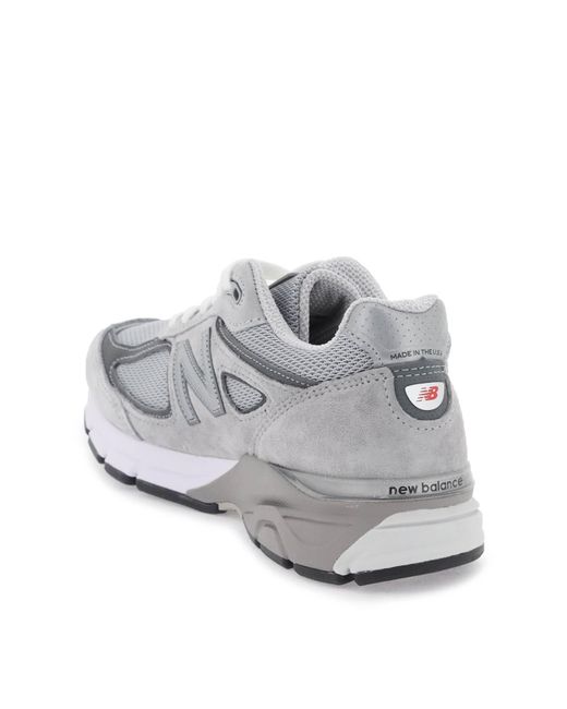 New Balance Gray Sneakers 'made In Usa 990v4'
