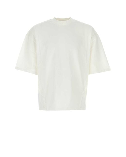 Reebok White Cotton Oversize T-Shirt for men
