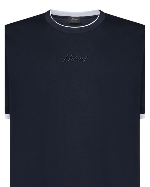 Brioni Blue T-Shirt for men