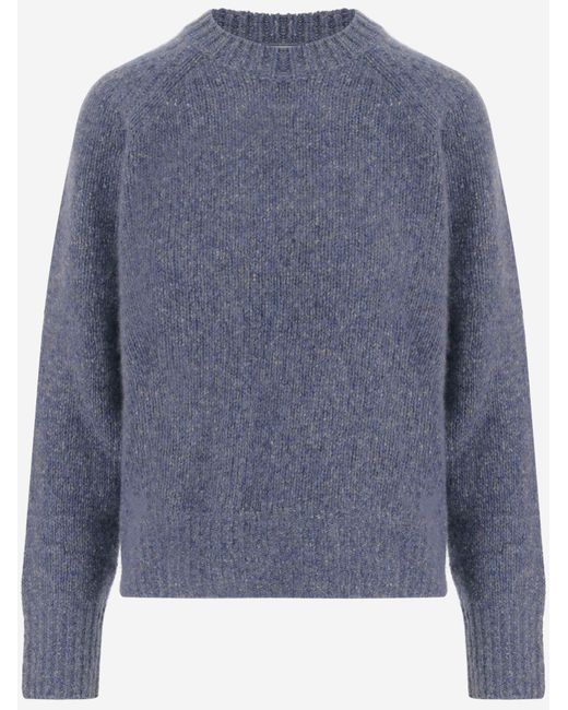 Allude Blue Cashmere Sweater