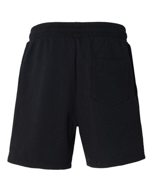 Casablancabrand Black Bermuda Shorts for men
