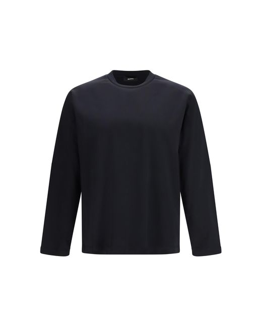 Laminar Blue Long-Sleeved T-Shirt Cotton T-Shirts for men