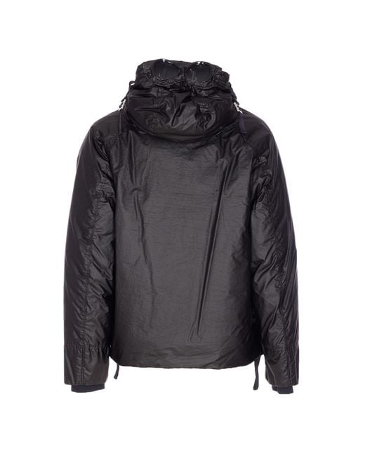C P Company Black Goggle Medium Jacket for men