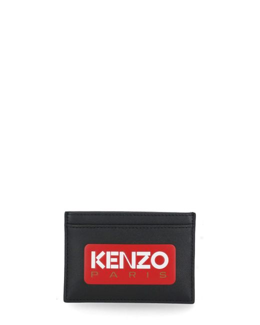 KENZO Red Paris Cards Holder
