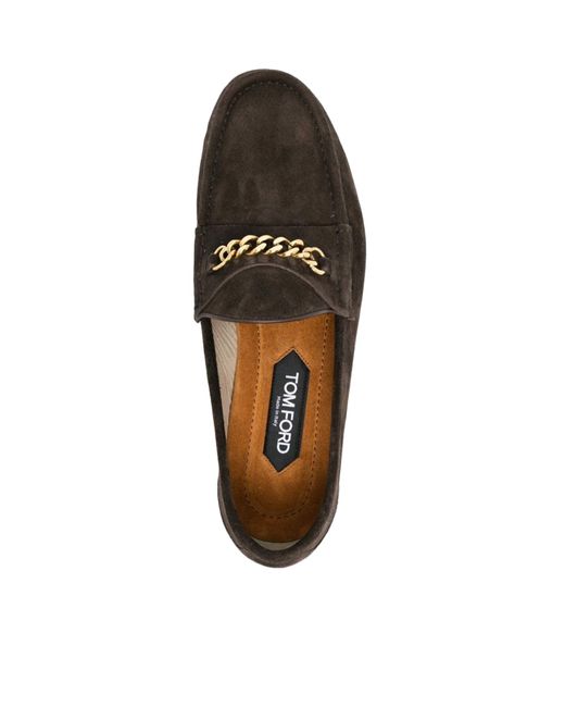 Tom Ford Black Loafers Shoes for men