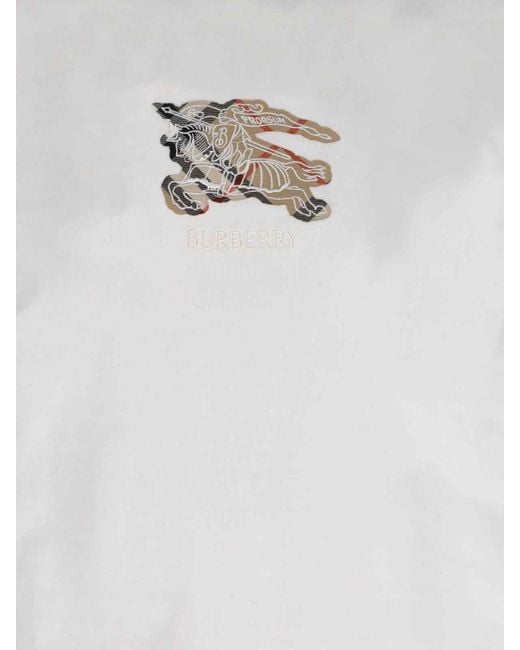 Burberry White Ekd T-Shirt for men