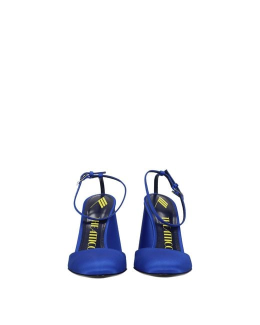 The Attico Blue Ladies Cobalt Luz Slingback Pumps