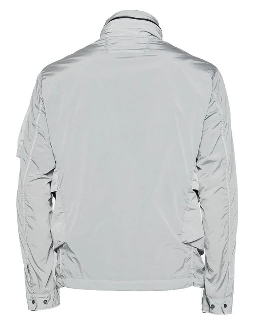 C P Company Gray Lens-detail Hooded Jacket for men
