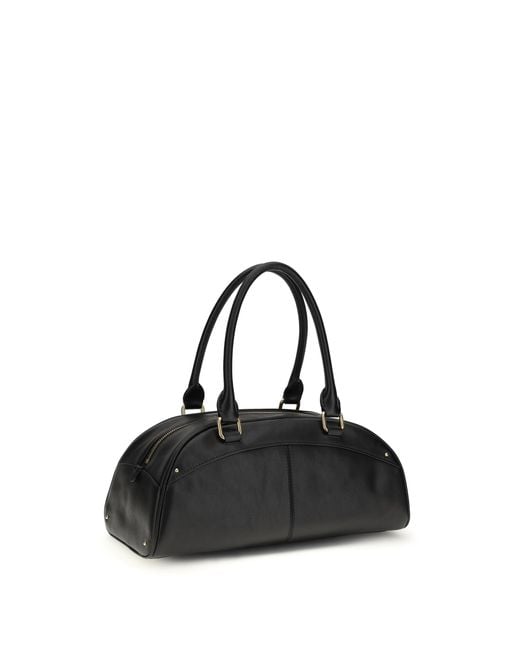 Chloé Black Bowling Handbag Calfskin Calf Leather Shoulder Bags