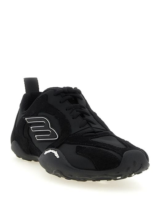 Balenciaga Black Polyester Athletic Sneakers for men