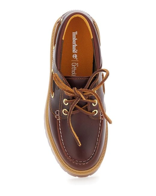 Timberland Brown Loafers Leather Platform
