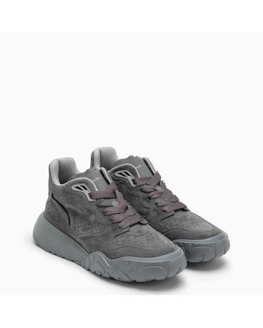 Mens alexander mcqueen clearance trainers grey suede