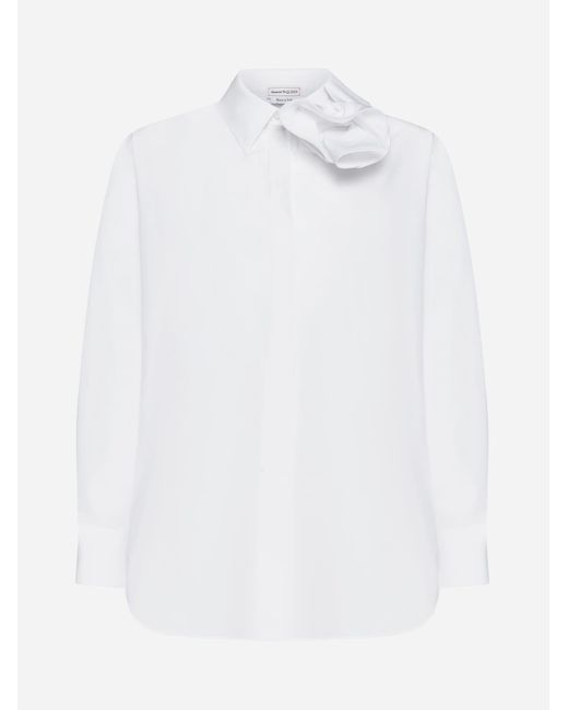 Alexander McQueen White Organic Cotton Shirt
