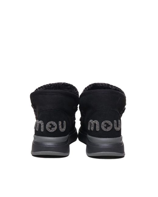 Mou Black Eskimo Jogger Boots