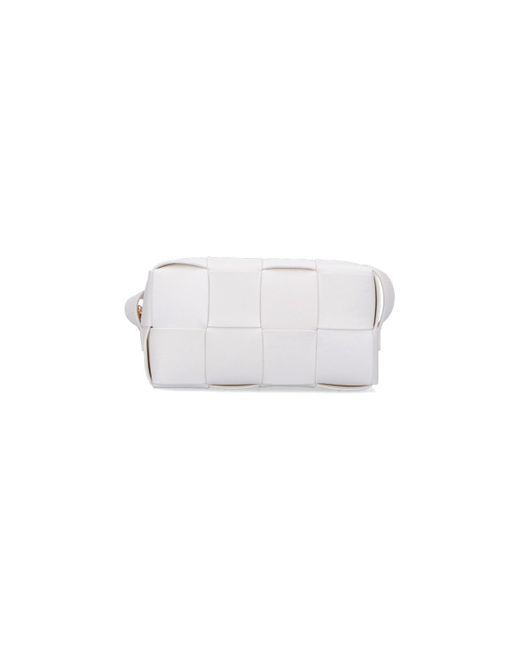 Bottega Veneta White Brick Cassette Shoulder Bag