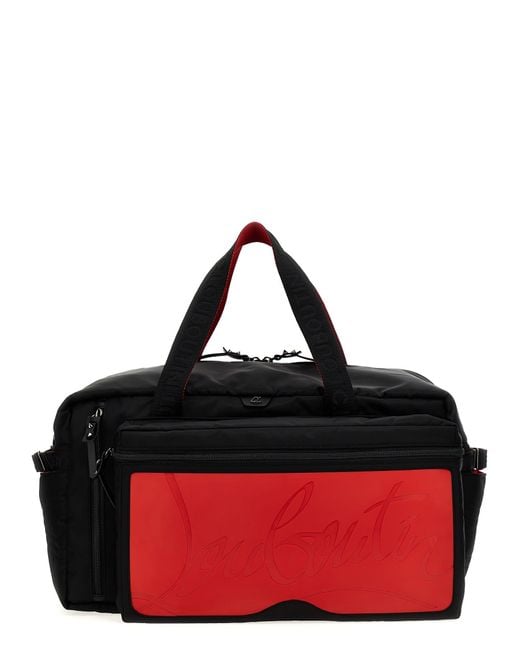 Christian Louboutin Red Loubideal Duffel Bag for men