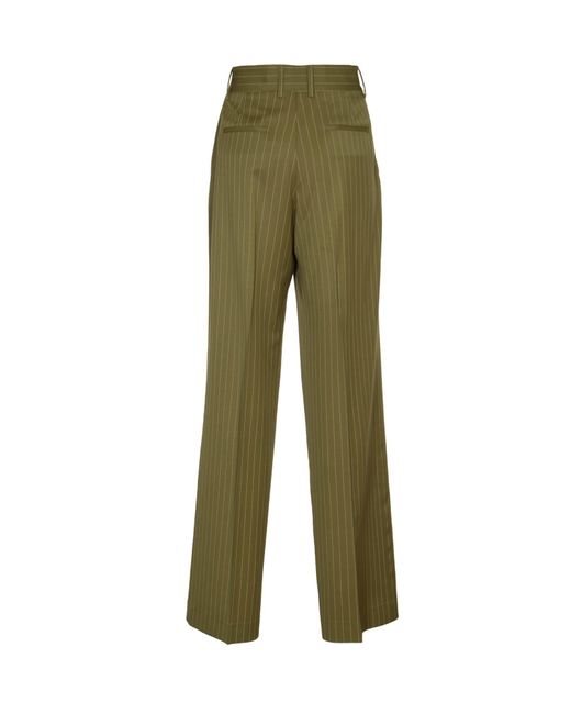 MSGM Green Trousers