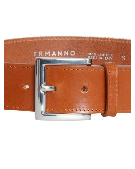 Ermanno Scervino Brown Leather Belt