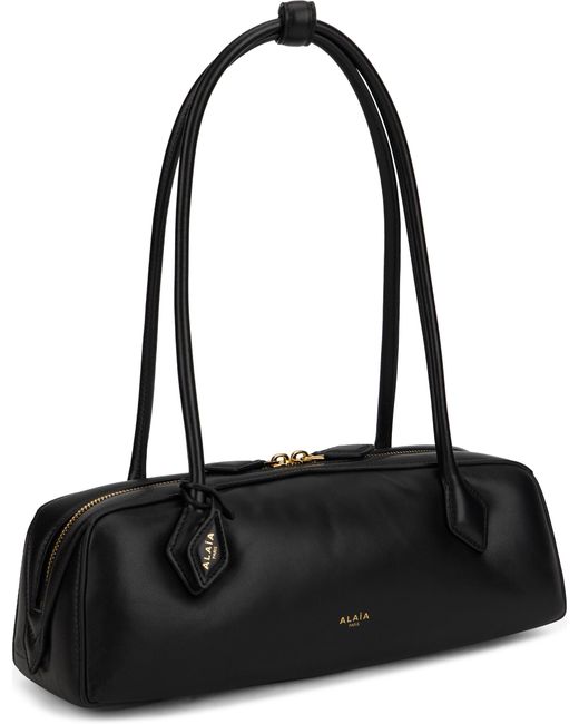 Alaïa Black Shoulder Bag Le Teckel Leather