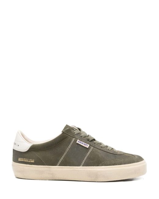 Golden Goose Deluxe Brand Brown Soul Star Contrasting-Trim Sneakers for men