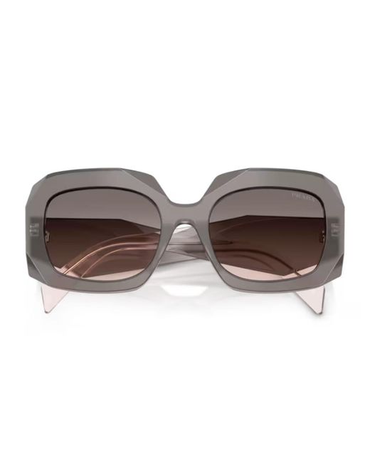Prada Gray Prada Pr B23S 20F70S Grigio Sunglasses