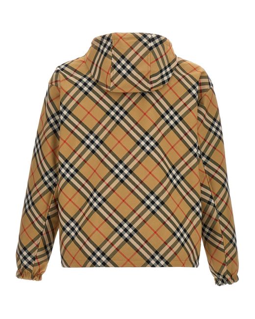 Burberry Natural Check Print Reversible Jacket for men