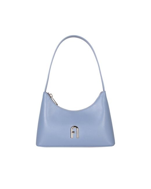 Furla Blue Diamante Mini Celeste Bag