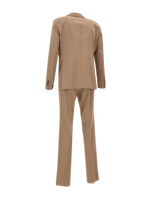 Tagliatore Natural Cotton And Wool Two-Piece Suit for men